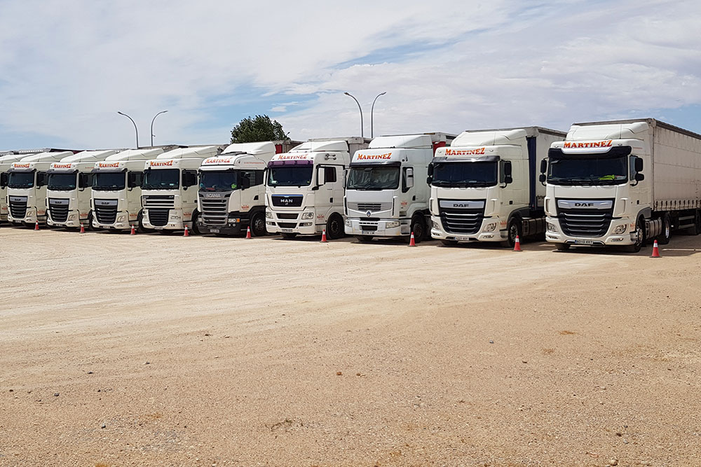 camiones P&G Martínez